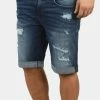 Offres ❤️ Blend BHDENIZ - Short En Jean - Denim Dark ⌛