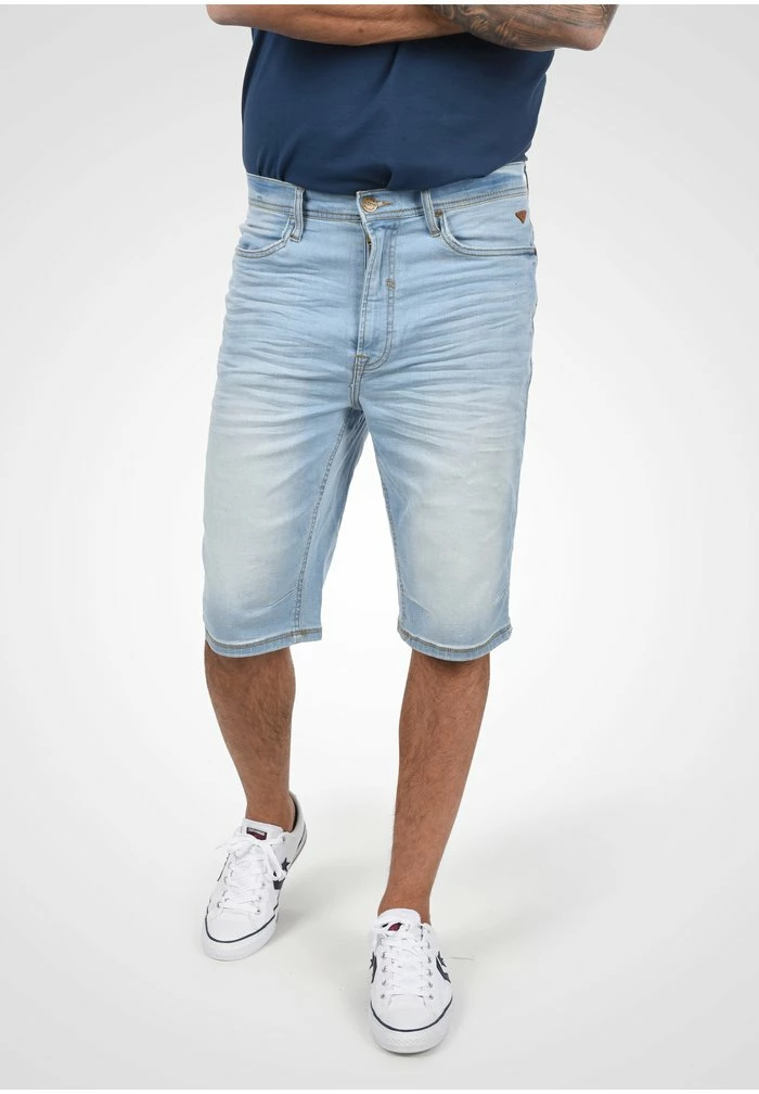 Coupon 🔔 Blend BHDENIM CAPRI SHORTS - Short En Jean - Denim Light Blue 🔔