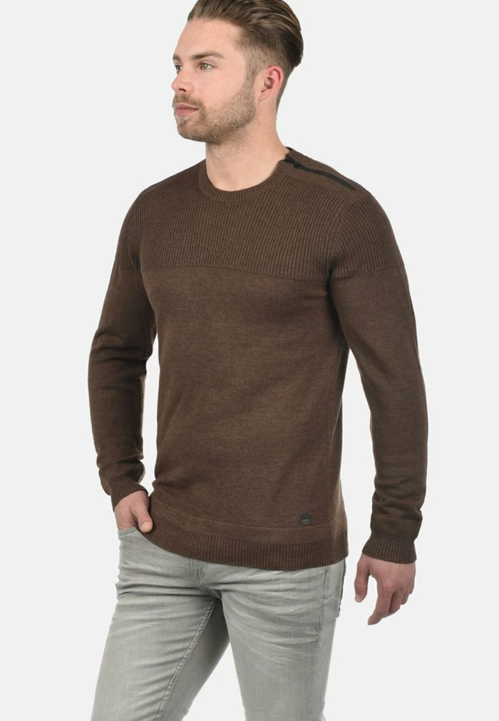Le moins cher 🤩 Blend BHFRANKLIN - Pullover - Mocca Mix 🌟