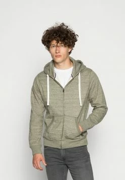 Promo 👏 Blend BHBHALTON ZIPTHROUGH SWEATSHIRT - Sweat à Capuche Zippé - Forest Night Green 🌟