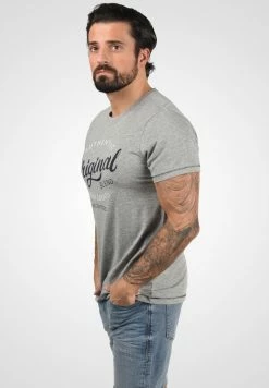 Meilleure affaire 🎉 Blend BHFLORENZ - T-shirt Imprimé - Stone Mix 🧨