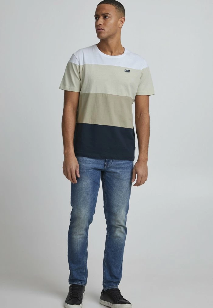 Nouveau ✔️ Blend BHTEE - T-shirt Imprimé - Oyster Gray 🤩 – Image 2