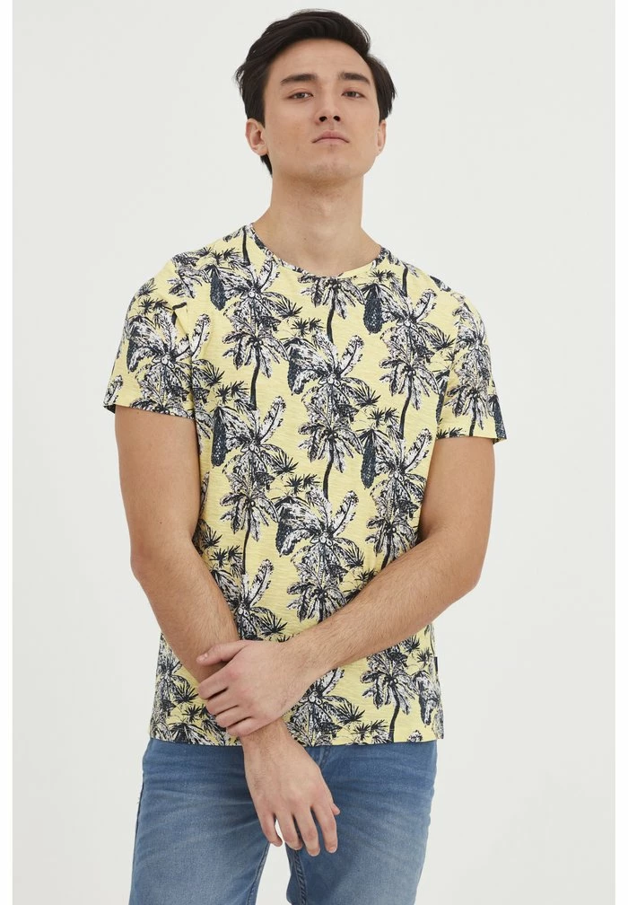 Grosses soldes 👏 Blend BHTEE - T-shirt Imprimé - Pale Banana 🌟