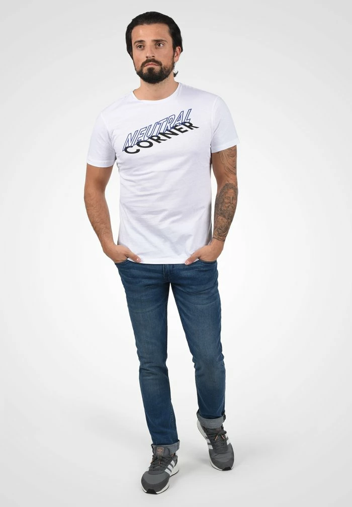 Le moins cher 🔥 Blend BHTEE - T-shirt Imprimé - White 🧨 – Image 2