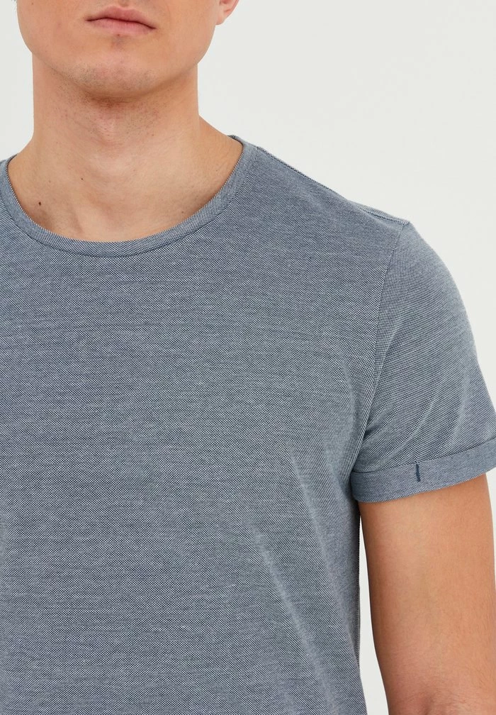 Meilleur prix ⭐ Blend BHSANFORD - T-shirt Basique - Dark Denim 🔥 – Image 4