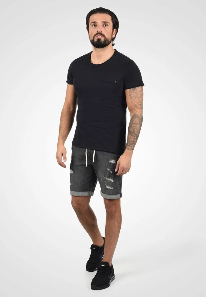 Meilleure affaire 🧨 Blend BHDALLIAN - Short En Jean - Denim Dark Grey ⌛ – Image 2