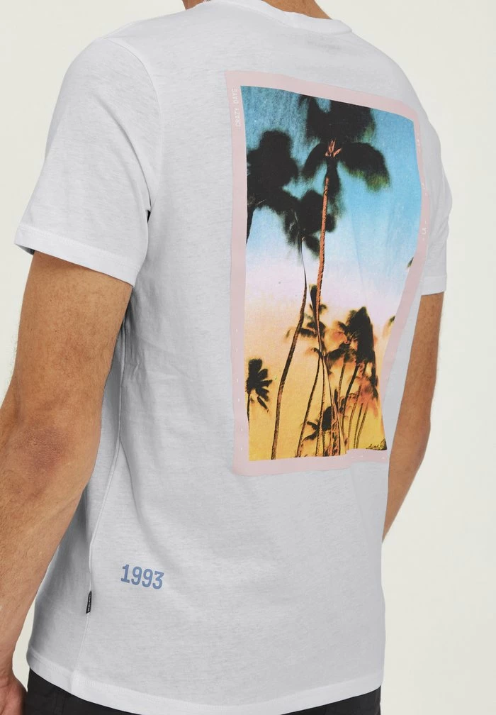 Bon marché 🎉 Blend BHTEE - T-shirt Imprimé - Bright White 💯 – Image 5