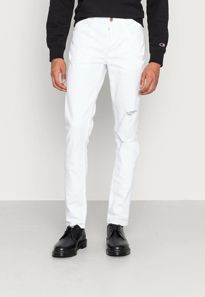 Promo 🎉 Blend JET DESTROY - Jean Slim - Denim White ✨