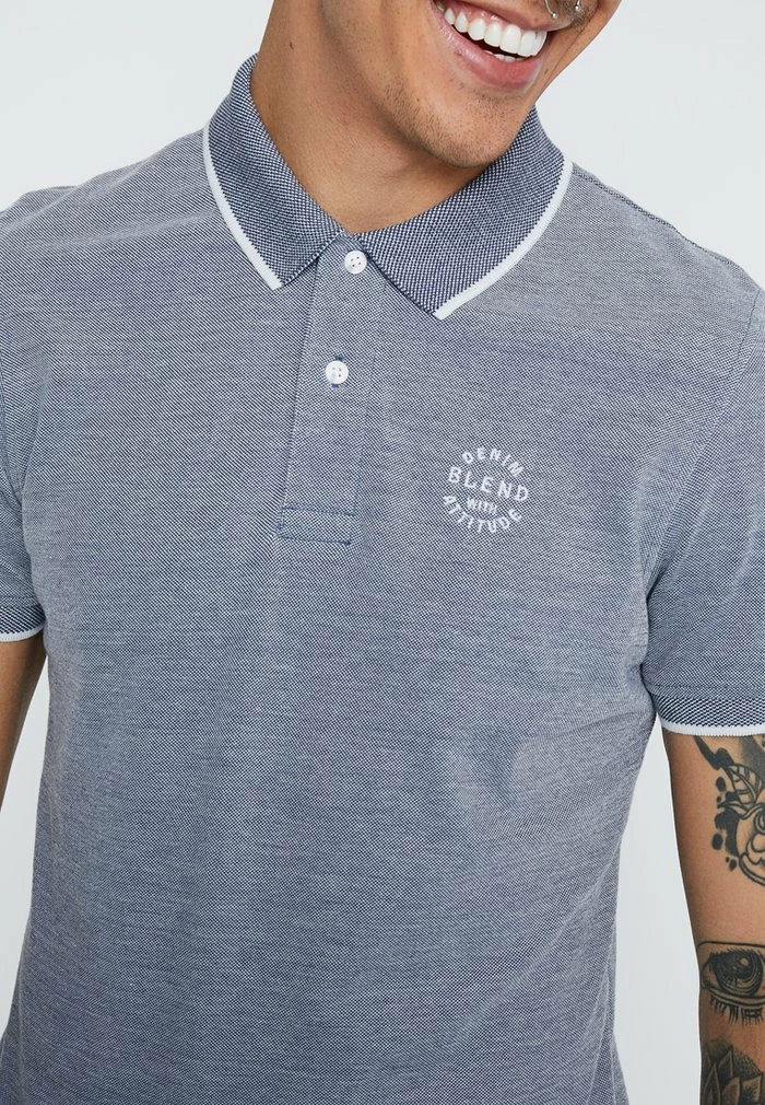 Acheter 🛒 Blend BHBHNATE POLOSHIRT - Polo - Denim Blue 🛒 – Image 6