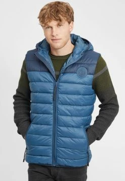 Nouveau 🛒 Blend BHNIPPO - Veste Sans Manches -👗 Dress Blues 🌟