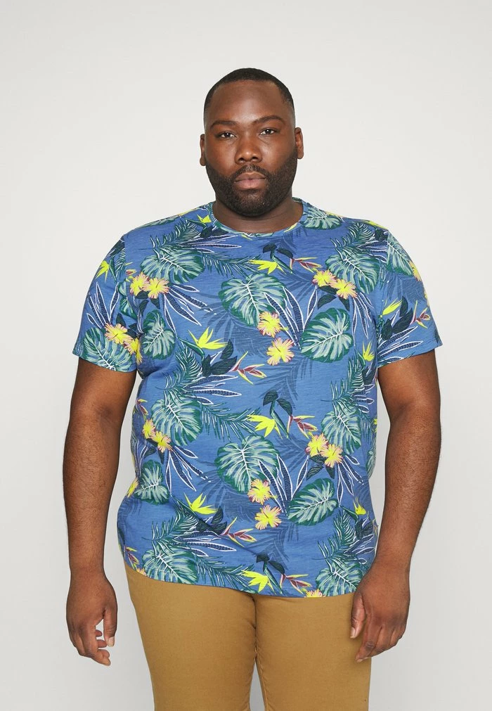 Vente flash ❤️ Blend T-shirt Imprimé - Dutch Blue 🎉