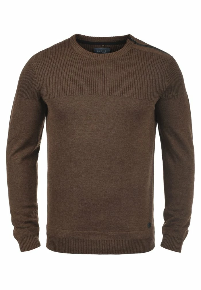 Le moins cher 🤩 Blend BHFRANKLIN - Pullover - Mocca Mix 🌟 – Image 5