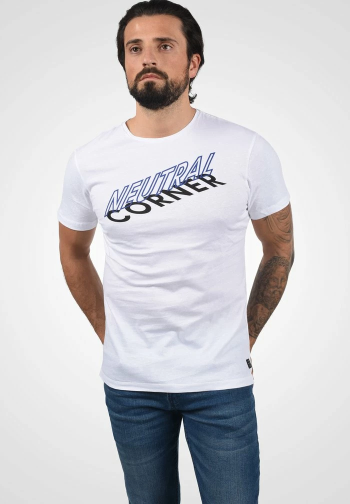 Le moins cher 🔥 Blend BHTEE - T-shirt Imprimé - White 🧨