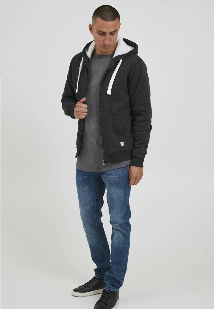 Nouveau 🔔 Blend BHALVARO - Sweat à Capuche - Charcoal Mix 🔔 – Image 2