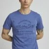 Meilleur prix ✨ Blend BHAMATUS - T-shirt Imprimé - Dutch Blue ✨