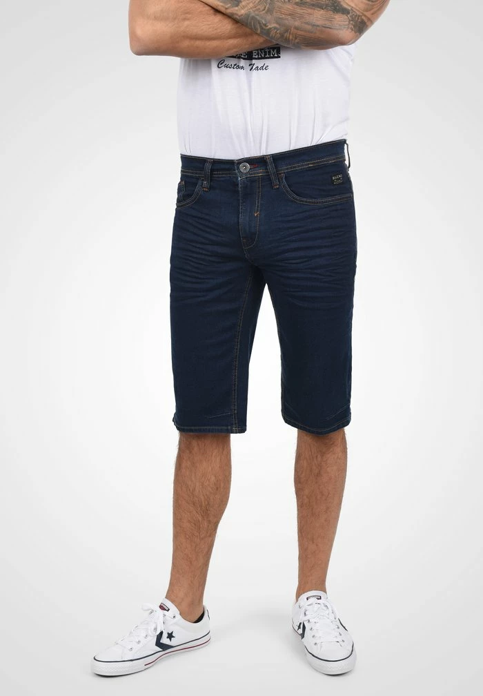 Promo ✔️ Blend BHDENIM CAPRI SHORTS - Short En Jean - Denim Raw Blue 🧨