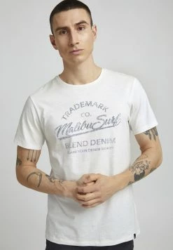 Meilleure vente ⌛ Blend BHAMATUS - T-shirt Imprimé - Snowwhite ⭐