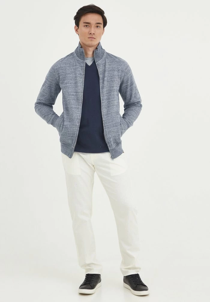 Coupon 💯 Blend BHLENNER - Sweat à Capuche Zippé - Pewter Mix 👍 – Image 2