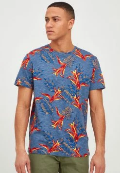 Budget ✔️ Blend BHTEE - T-shirt Imprimé - Moonlight Blue 😀