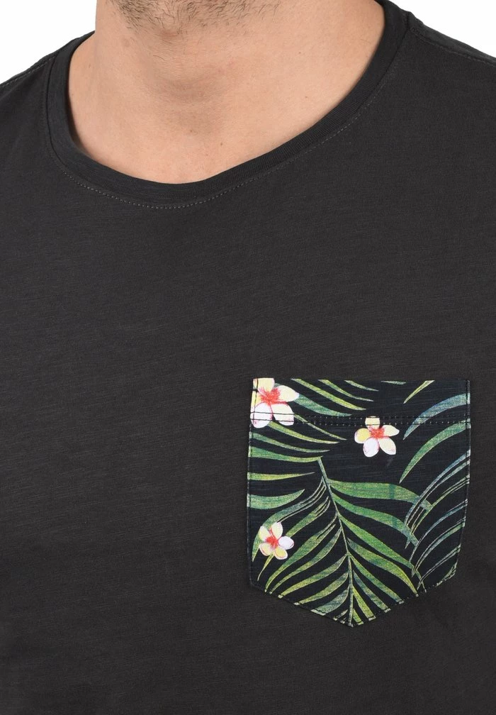 Tout neuf 🧨 Blend BHFLORENS - T-shirt Imprimé - Phantom Grey 🤩 – Image 4