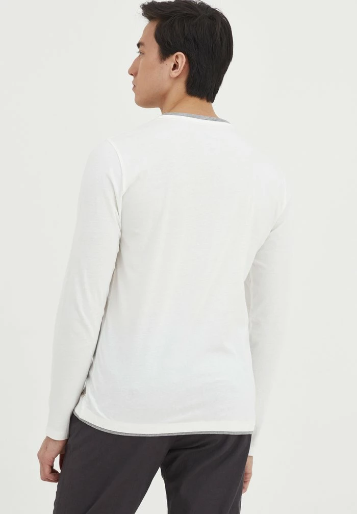 Budget 🎉 Blend BHLEONAS - T-shirt à Manches Longues - Offwhite 🔔 – Image 3