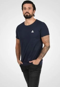Grosses soldes 👍 Blend BHBILL - T-shirt Basique - Dark Navy Blue 😀