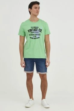 De gros ✔️ Blend BHTEE - T-shirt Imprimé - Absinthe Green 🎉