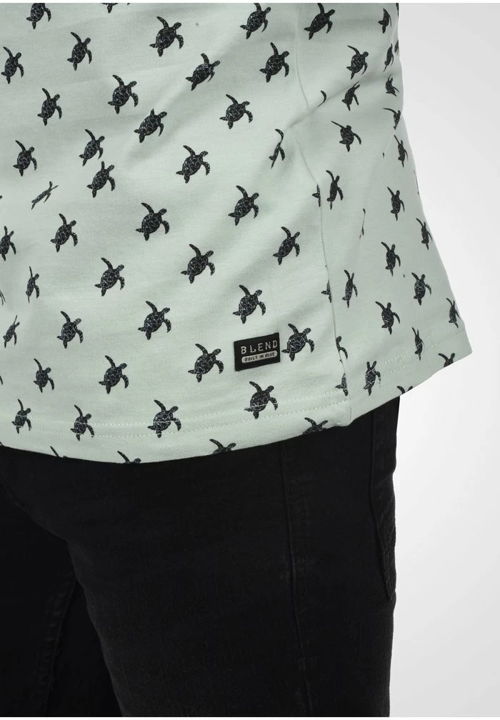 Meilleure vente ⌛ Blend BHTEE - T-shirt Imprimé - Foam Green ✔️ – Image 6