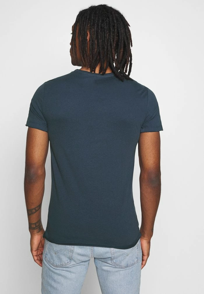 Offres ⌛ Blend BHBHNOEL TEE - T-shirt Basique - Denim Blue 👍 – Image 3