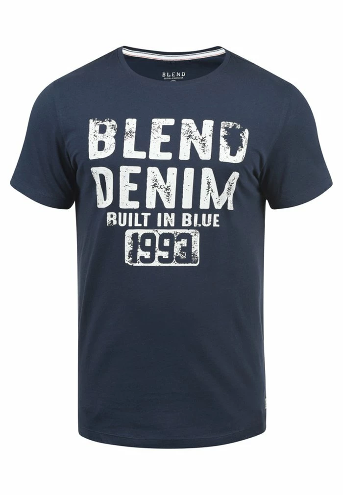 Les meilleures critiques de 🎉 Blend BHDANO - T-shirt Imprimé - Navy 🧨 – Image 5