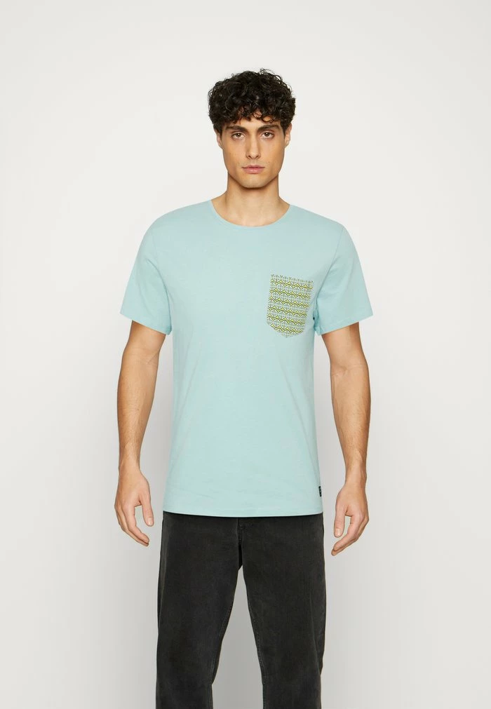 Le moins cher đ Blend TEE - T-shirt Imprimé - Canal Blue â