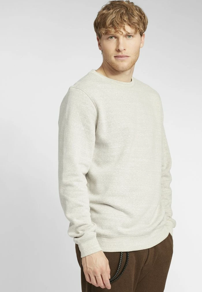 Vente flash 👏 Blend BHNIXON - Sweatshirt - Stone Mix ❤️