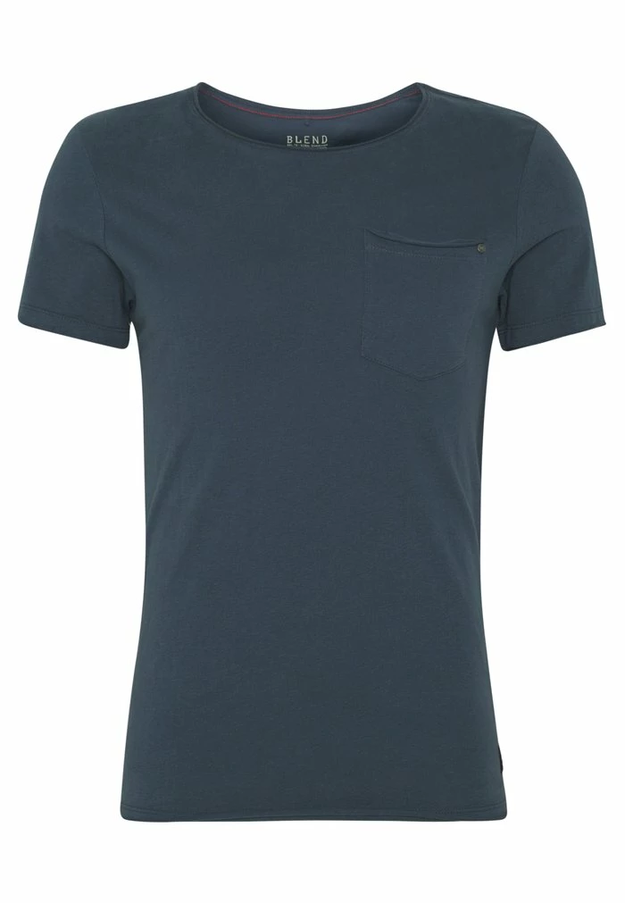 Offres ⌛ Blend BHBHNOEL TEE - T-shirt Basique - Denim Blue 👍 – Image 4