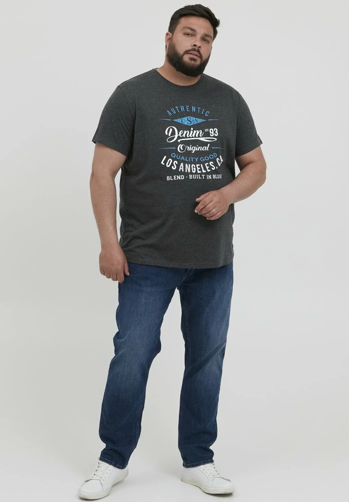 Vente flash 😀 Blend BHDOPPLER BT - T-shirt Imprimé - Charcoal Mix 🎉 – Image 2