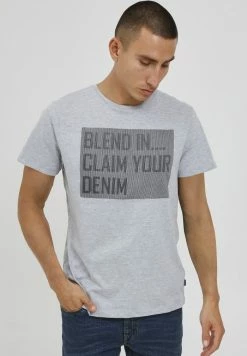 Meilleure vente 🎁 Blend BHTEE - T-shirt Imprimé - Stone Mix 👏