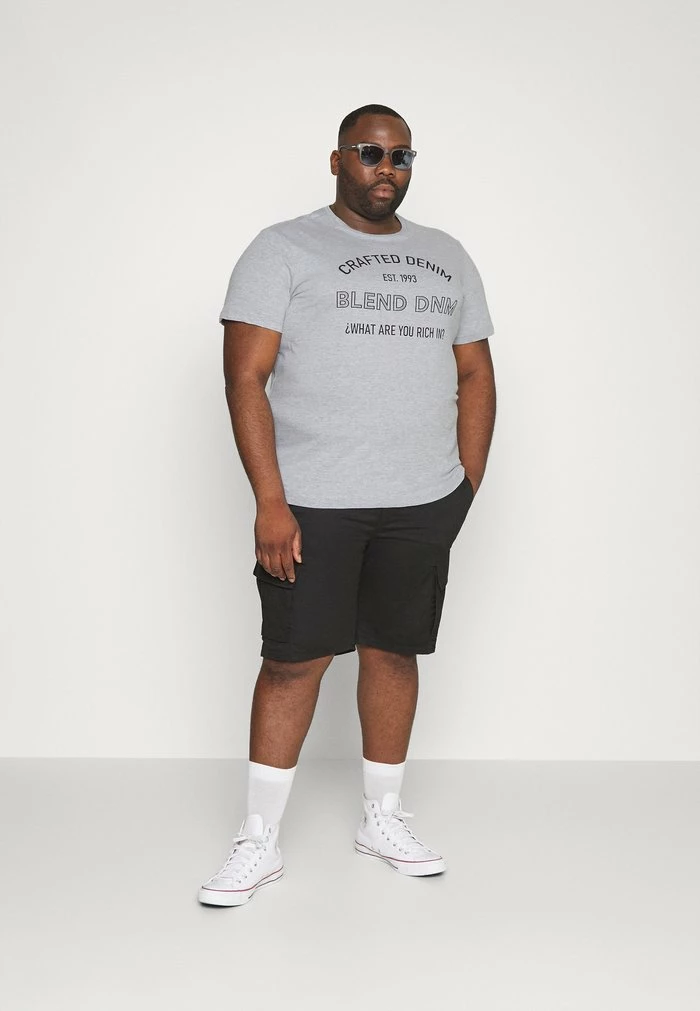 Bon marché 🤩 Blend T-shirt Imprimé - Stone Mix 🧨 – Image 2