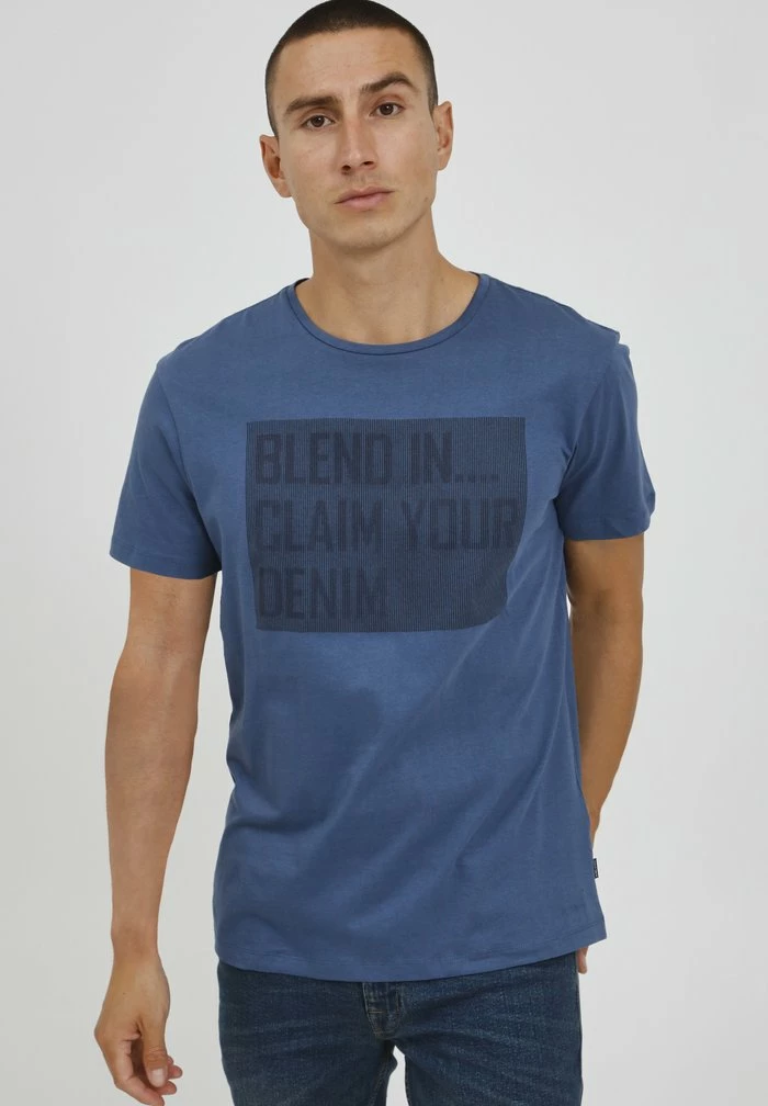 Budget 😍 Blend BHTEE - T-shirt Imprimé - Ensign Blue ⭐