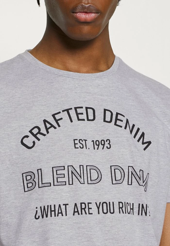 Coupon 👍 Blend TEE - T-shirt Imprimé - Stone Mix 🔔 – Image 6