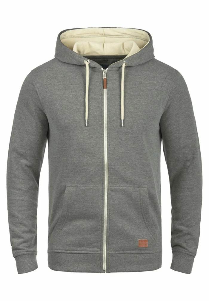 Grosses soldes 👏 Blend HULKER - Sweat à Capuche Zippé - Dark Grey 🤩 – Image 4