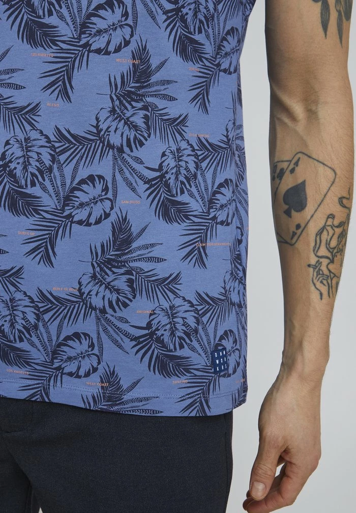 Budget 🔔 Blend T-shirt Imprimé - Darkblue 🔔 – Image 5