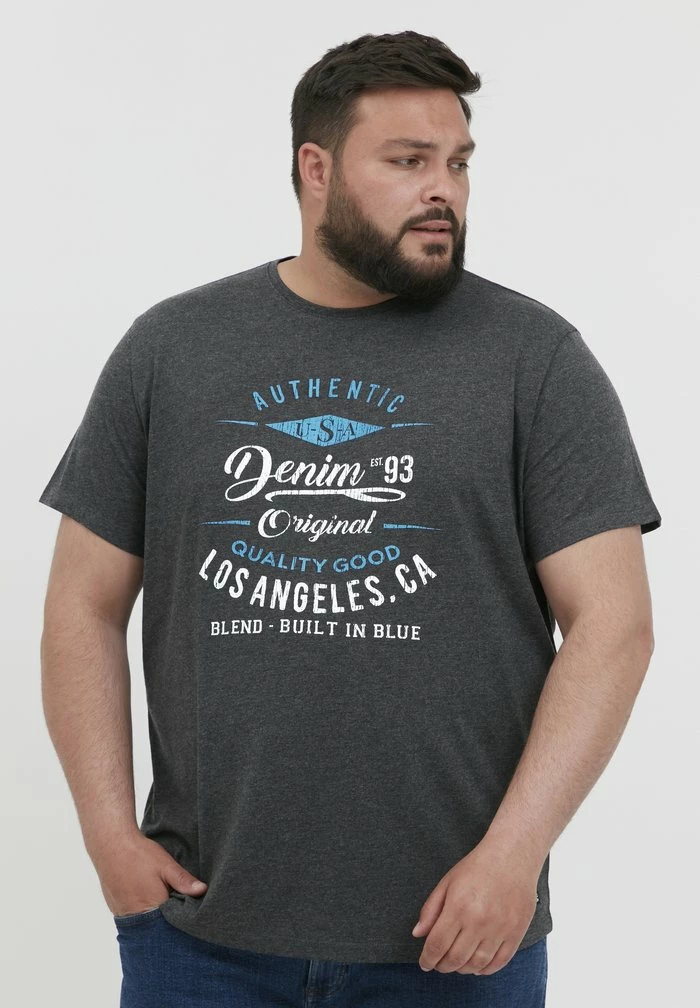 Vente flash 😀 Blend BHDOPPLER BT - T-shirt Imprimé - Charcoal Mix 🎉