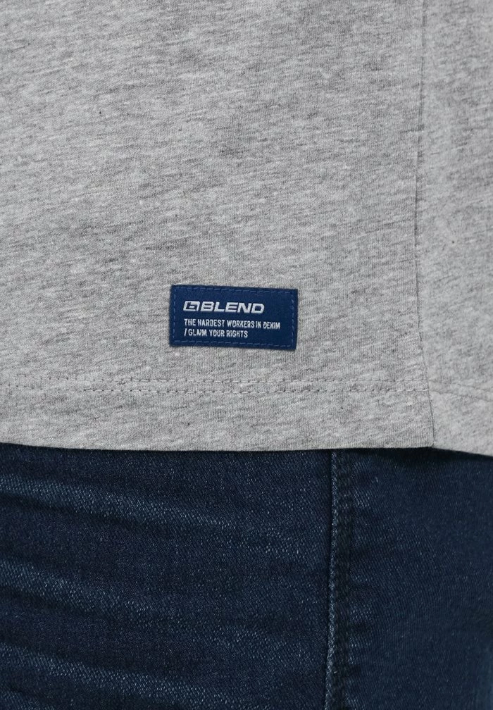 Grosses soldes 🛒 Blend BHARTUR - T-shirt Imprimé - Stone Mix 🔔 – Image 6