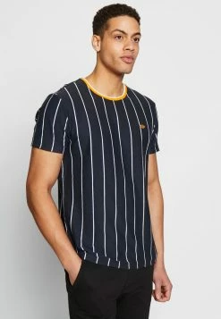 Remise ✨ Blend TEE - T-shirt Imprimé - Dark Navy Blue 😀