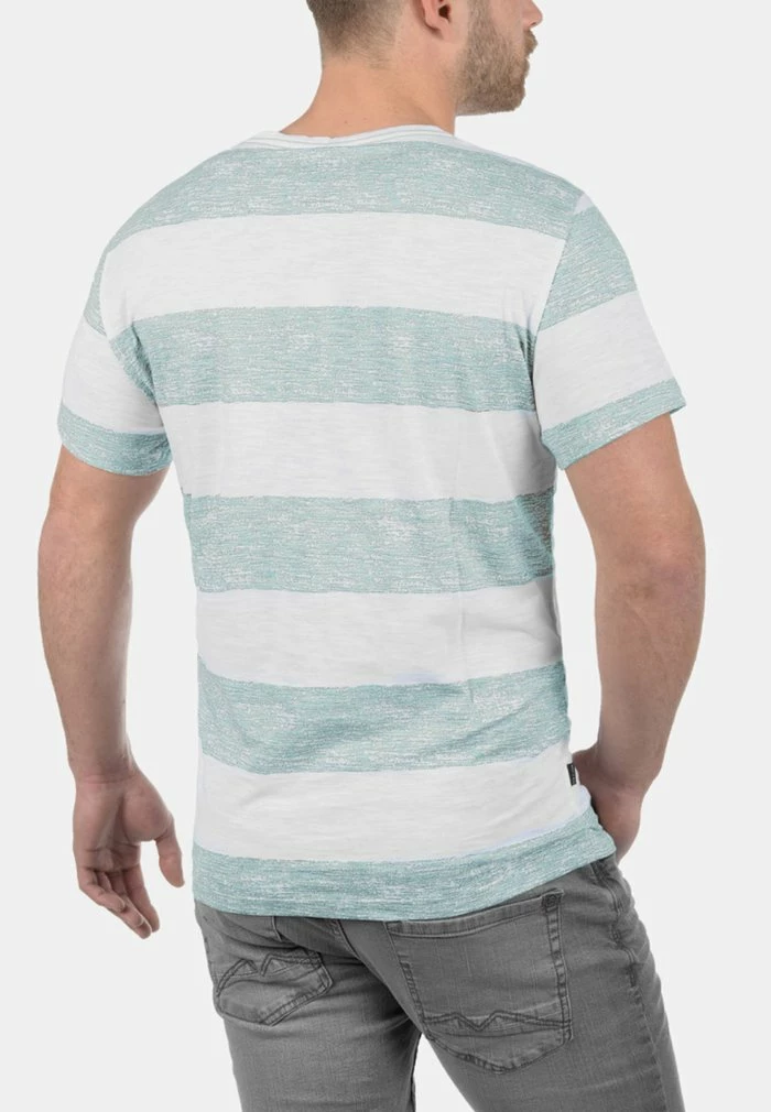 Meilleure vente 🤩 Blend BHVEGAS - T-shirt Imprimé - Soft Blue 👍 – Image 2