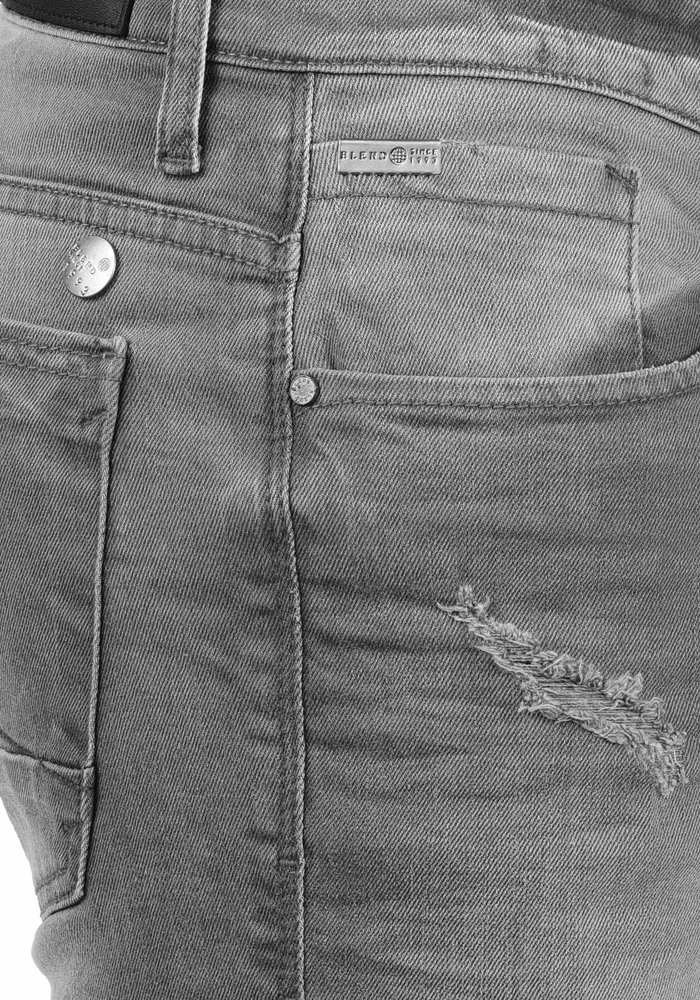 Offres 🧨 Blend BHDENIZ - Short En Jean - Gray 🛒 – Image 5