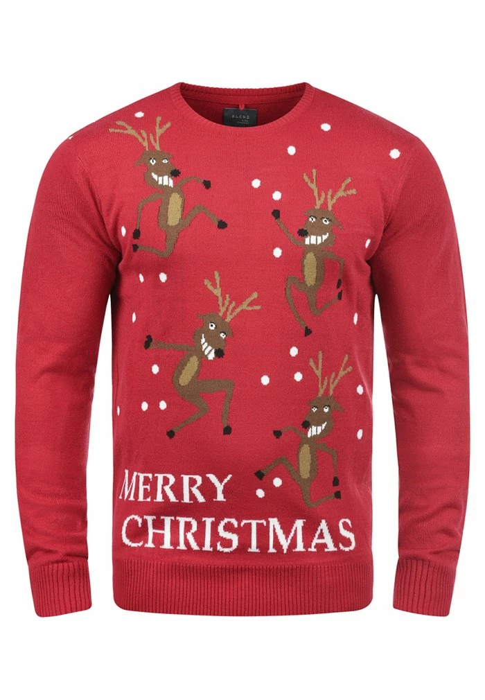 Meilleure affaire 🤩 Blend BHRUDOLPH - Pullover - Dark Red 😀 – Image 4