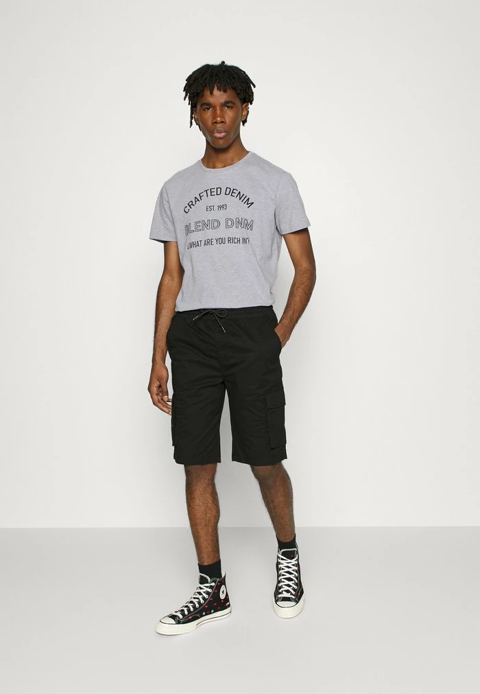 Coupon 👍 Blend TEE - T-shirt Imprimé - Stone Mix 🔔 – Image 2