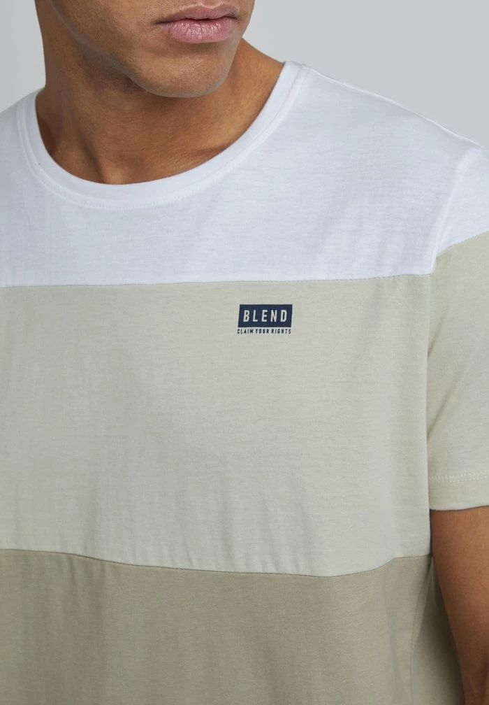 Nouveau ✔️ Blend BHTEE - T-shirt Imprimé - Oyster Gray 🤩 – Image 5