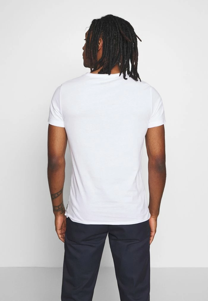 Acheter 👏 Blend BHBHNOEL TEE - T-shirt Basique - White 😀 – Image 3