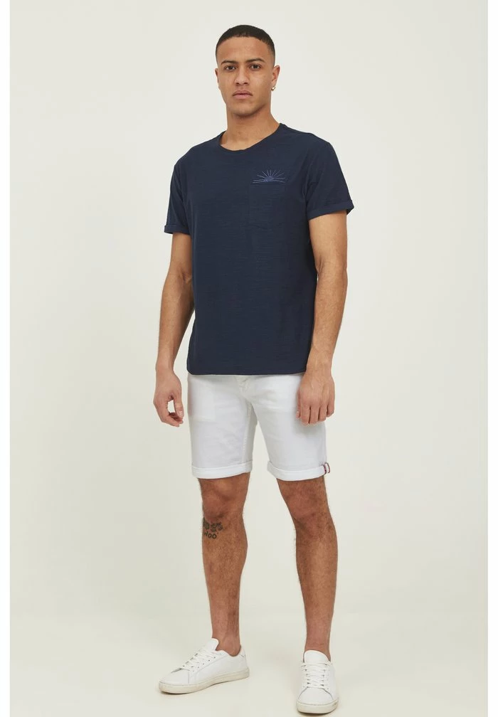 Budget 🌟 Blend BHSHORTS - Short En Jean - Denim White 🧨 – Image 2